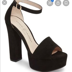 Chinese Laundry Platform Block Heels